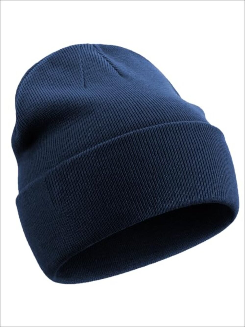 100% Cotton Beanie Hat Unisex Winter Knit Cuffed Skull Cap